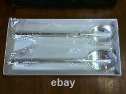 KOREAN PURE SILVER 99% Two Sujeo Chopstick & Spoon Sets 140 grams NOS EXC VTG