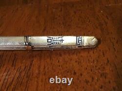 KOREAN PURE SILVER 99% Two Sujeo Chopstick & Spoon Sets 140 grams NOS EXC VTG