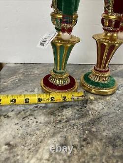 Katherine's Collection Nutcracker Candle Holder 12-1/2 Set of Two 28-928477
