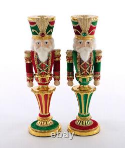 Katherine's Collection Nutcracker Candle Holder 12 Set of Two 28-928477