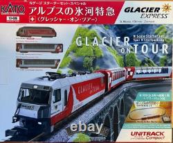 Kato 10-006 Glacier on Tour set with RhB Ge 4/4 III loco and 2 coaches, N scale