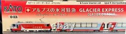 Kato 10-006 Glacier on Tour set with RhB Ge 4/4 III loco and 2 coaches, N scale