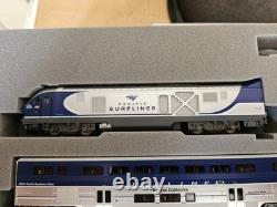 Kato Amtrak Pacific Surfliner SC-44 Locomotive and 3 Coach Set, BNIB, N Gauge