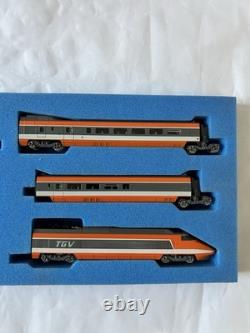 Kato N Scale Model Train Set TGV S14701 6-Car Basic Set Tested & Working Boxed
