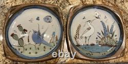 Ken Edwards Tonala Mexican Folk art Stoneware Pottery Bird Set of Two 9 Ken Edwards Tonala Mexican Folk art Stoneware Pottery Bird Set of Two 9