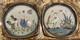 Ken Edwards Tonala Mexican Folk Art Stoneware Pottery Bird Set Of Two 9