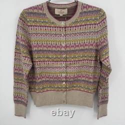 Kilte Collection Goldie Fair Isle Shell Tank & Cardigan Sweater Matching Set XS