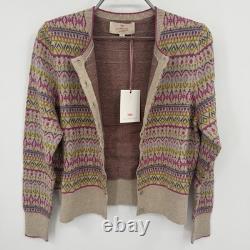 Kilte Collection Goldie Fair Isle Shell Tank & Cardigan Sweater Matching Set XS