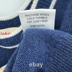 Kilte Collection Navy 100% Cashmere Knit Sweater Tank & Skirt Matching Set 2 M