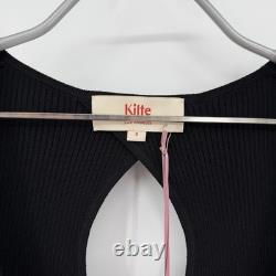 Kilte Collection Nelly Long Sleeve Top and Wide Leg Pants Set Black 3 L/XL $610