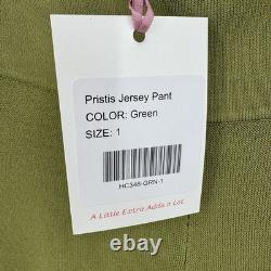 Kilte Collection Nelly Ribbed Top and Wide Leg Pants Set Eucalyptus Green S 1