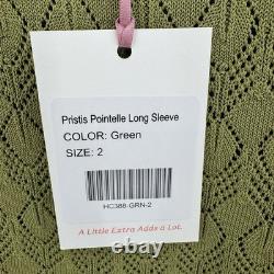 Kilte Collection Raleigh Ruffle Long Sleeve Top & Skirt Set in Eucalyptus 2 M