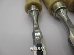 Kirschen Two Cherries chisel set 10, 16, 20 & 26mm GERMANY