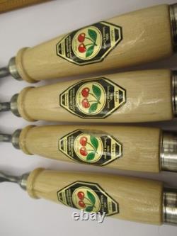 Kirschen Two Cherries chisel set 10, 16, 20 & 26mm GERMANY