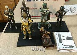 Kotobukiya Artfx+ Star Wars 6x Bounty Hunter 1/10 Scale Two Pack Statue Set Lot