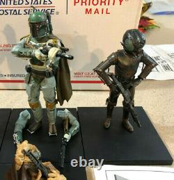 Kotobukiya Artfx+ Star Wars 6x Bounty Hunter 1/10 Scale Two Pack Statue Set Lot
