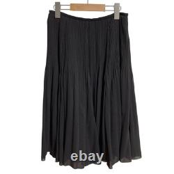 LANVIN COLLECTION Jacket and Pleated Skirt Set Size 38 Brown Women USED