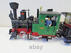 LGB 70302 G GAUGE STARTER SET 0-4-0 TANK LOCOMOTIVE with SOUND & SMOKE