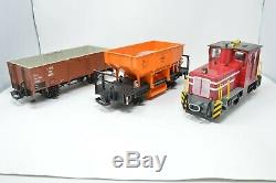 LGB Beatties Exclusive 20524 G Gauge Diesel Train Set Engine and Two Wagons