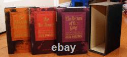 LORD OF THE RINGS Boxed Set J. R. R. Tolkien 1965 Fellowship of Ring Two Towers +