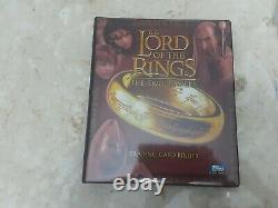 LORD OF THE RINGS TWO TOWERS Topps Binder set +UK +US Exclusive Promos foils