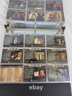 LOTR Topps 5 Complete Base Sets Fellowship Two Towers + Updates & Return Of King