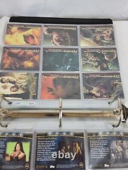 LOTR Topps 5 Complete Base Sets Fellowship Two Towers + Updates & Return Of King