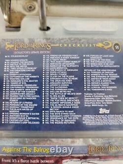 LOTR Topps 5 Complete Base Sets Fellowship Two Towers + Updates & Return Of King