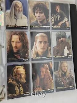 LOTR Topps 5 Complete Base Sets Fellowship Two Towers + Updates & Return Of King