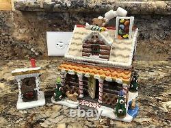 Lemax Sugar N Spice The Pretzel Cabin Set Of Two Outhouse Perfect