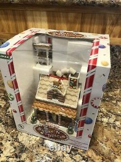 Lemax Sugar N Spice The Pretzel Cabin Set Of Two Outhouse Perfect