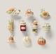 Lenox Ornaments Autumn & Summer & Trick Treat Sets & Two Ornaments Trees