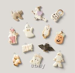 Lenox Ornaments Autumn & Summer & Trick Treat Sets & Two Ornaments Trees
