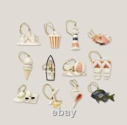 Lenox Ornaments Autumn & Summer & Trick Treat Sets & Two Ornaments Trees
