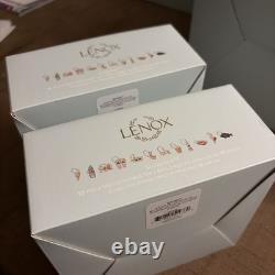 Lenox Ornaments Autumn & Summer & Trick Treat Sets & Two Ornaments Trees