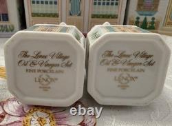 Lenox Spice Village Oil Vinegar Set with Caddy Tray, Vintage 1993- Mint Lenox Spice Village Oil Vinegar Set with Caddy Tray, Vintage 1993- Mint