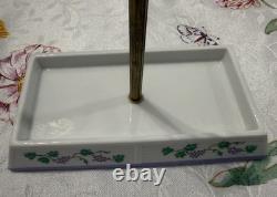 Lenox Spice Village Oil Vinegar Set with Caddy Tray, Vintage 1993- Mint