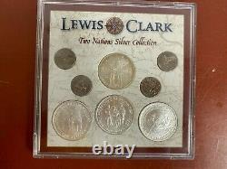 Lewis and Clark Two Nations Silver Collection Set