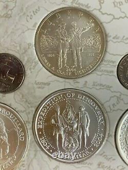 Lewis and Clark Two Nations Silver Collection Set