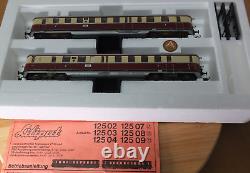 Liliput 125 02 HO gauge DR VT 137 diesel railcar two car set in red & cream