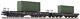 Liliput L230170 Drb Set Two Flatbed Wagons For Heavy Transport Military Cases