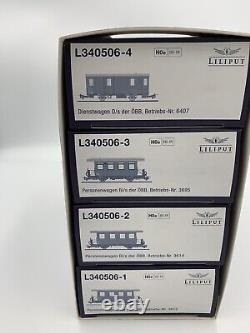 Liliput L340506 Wagen-set Der Öbb 4-teilig 3 Personwagen & Dienstwagen