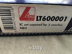 Lima Oo/ho Lt600001 Set Of 3 IC (irish Livery) Passenger Coaches Boxed