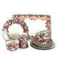 Limoges Theodore Haviland Tea Set For Two Including Tray Cabbage Roses Antique