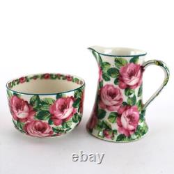 Limoges Theodore Haviland Tea Set for Two Including Tray Cabbage Roses Antique