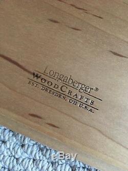 Longaberger Wrought Iron Wall Shelf Set with Two Woodcrafts Shelves