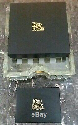 Lord Of The Rings Noble Collection Chess Set(32) + Two Towers Expansion Set(12)