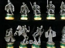 Lord Of The Rings Noble Collection Chess Set(32) + Two Towers Expansion Set(12)