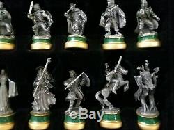 Lord Of The Rings Noble Collection Chess Set(32) + Two Towers Expansion Set(12)