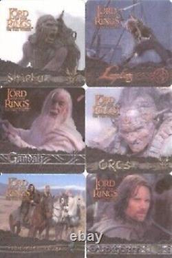 Lord Of The Rings The Two Towers Action Flipz Master Set With Binder
